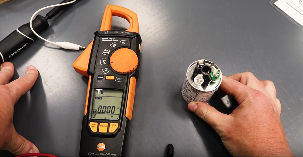 can-you-discharge-a-capacitor-using-a-voltmeter-hvac-school