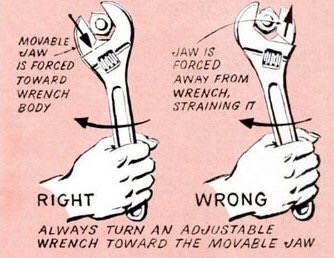 The Right Way to Use a Pipe Wrench