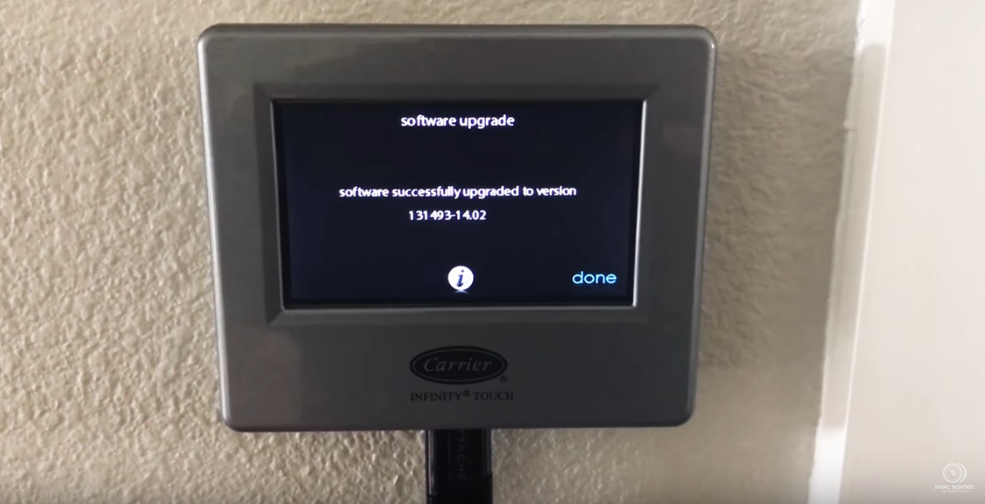 How To Perform A Carrier Infinity Control Software Upgrade - HVAC School