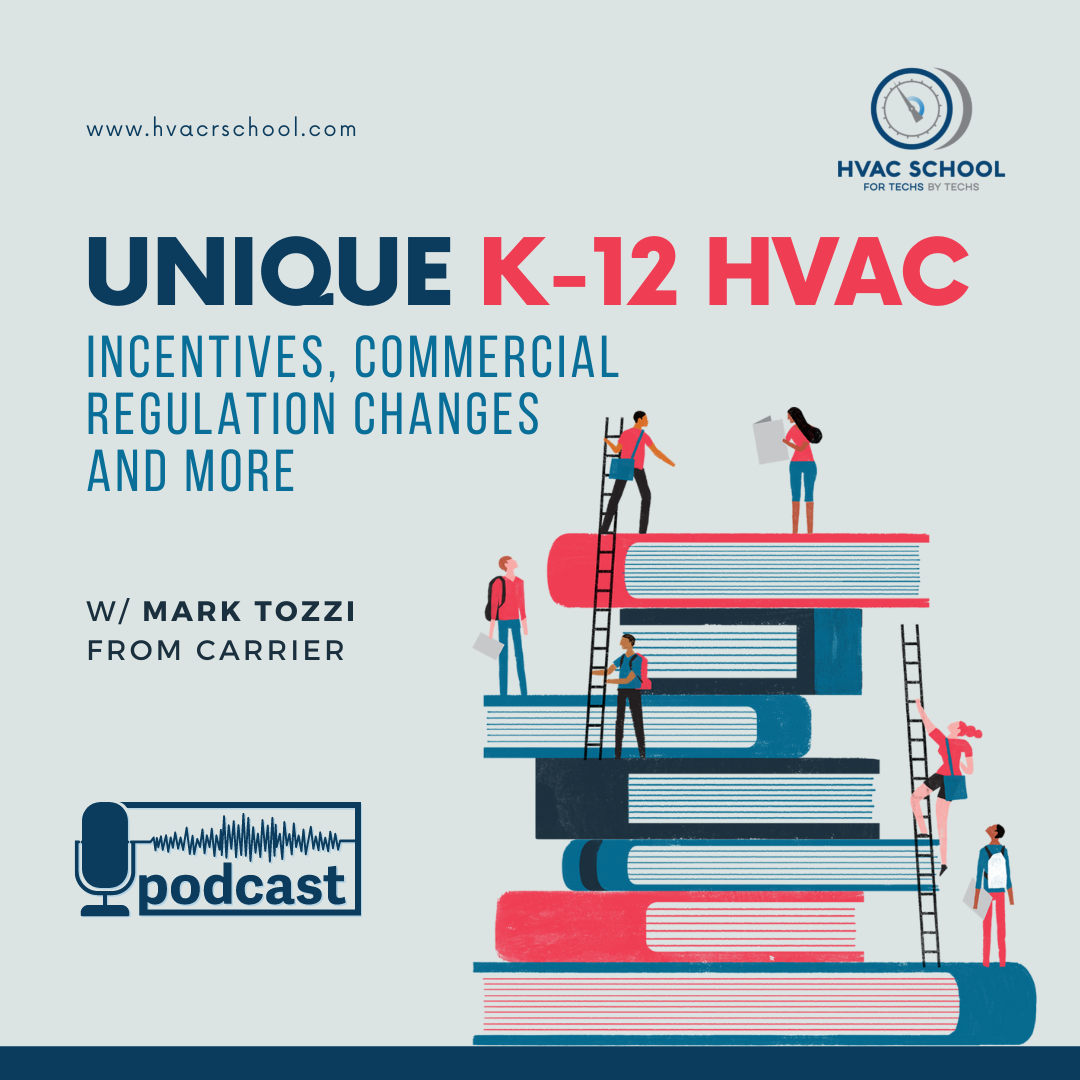 Unique K12 HVAC Incentives, Commercial Regulation Changes and More w