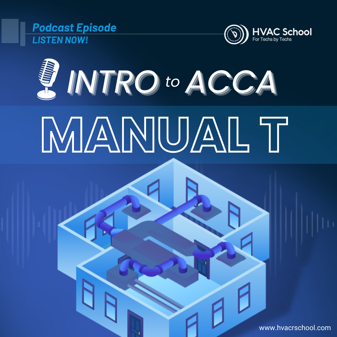 Intro To ACCA Manual T - HVAC School