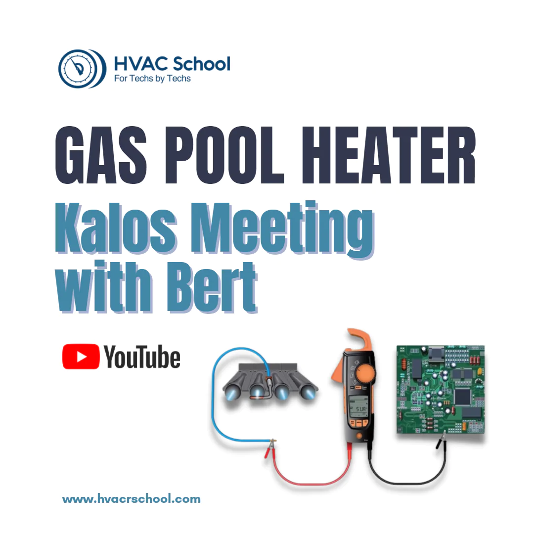 Gas Pool Heater Kalos Meeting w/ Bert HVAC School